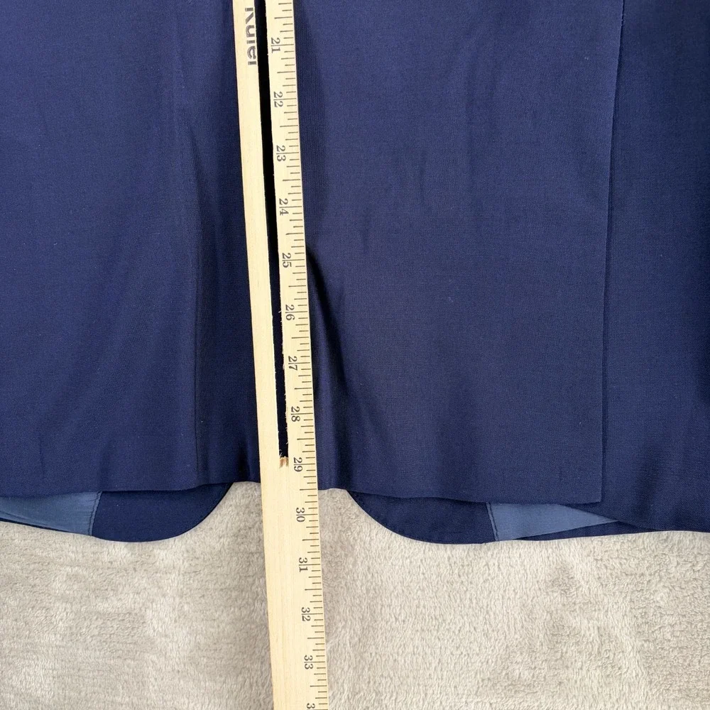 Hugo Boss Huge2/Genius1 Blazer Sport Coat in Navy Italy Reda Super 110's Men 42R